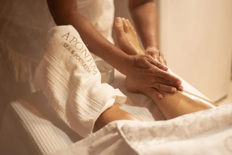 An Ayurvedic oil massage in Kerala